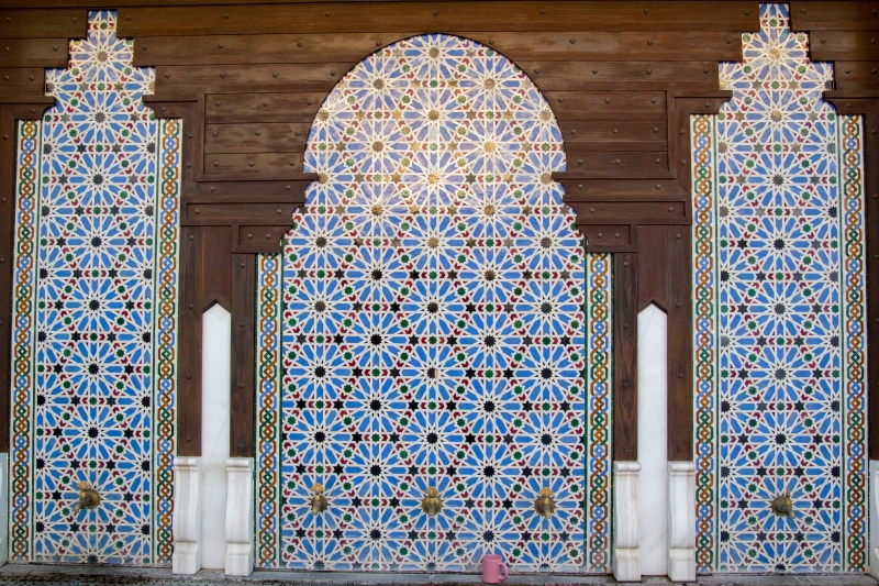 multi colored, window, flooring, mosaic, granada, floral pattern, 5K, spirituality, door, ornate, muslims, design, arabic, glass, religious, islam, mosque