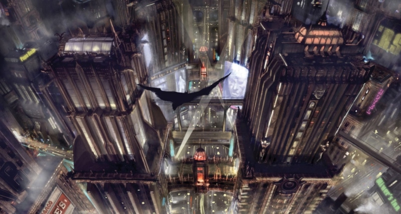 indoors, Gotham City, modern, video games, Batman: Arkham Knight, real people, technology, travel, incidental people, 1080P, architecture, Rocksteady Studios