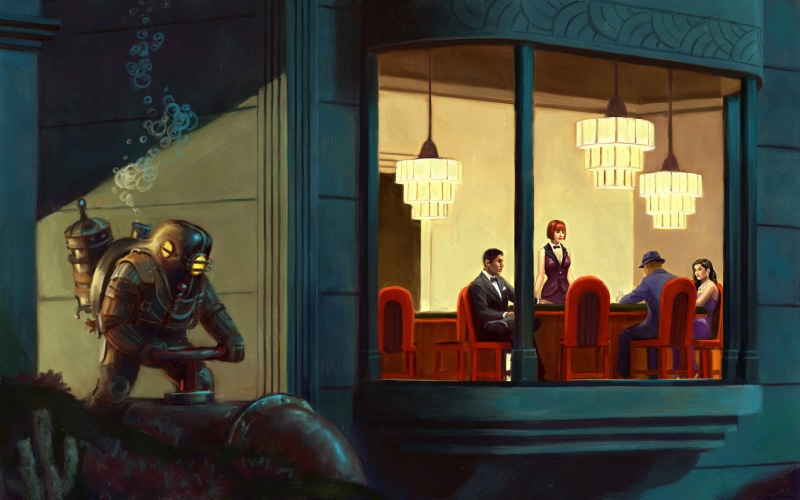 BioShock, underwater, Big Daddy, 2K, Rapture, divers