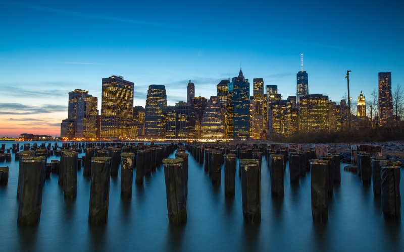 landscape, city, port, new, dusk, computers, ultra, sunset, manhattan, desktop, mobile, phones, 4K, hd, tablet, laptop, k, york
