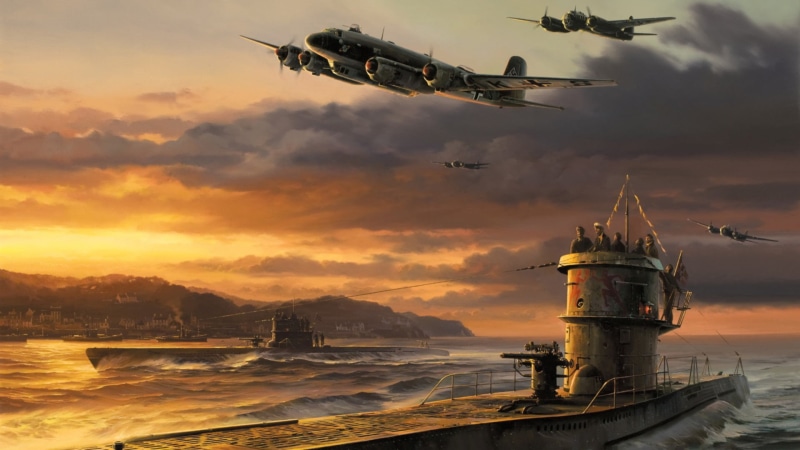 cruise, army, german u-boat, sunrise - Dawn, transportation, outdoors, airplane, airplanes, sky, architecture, plane, nature, water, business