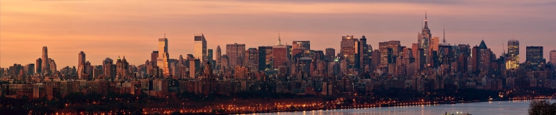 Manhattan, 5K, city, cityscape, New York City, wide angle, triple screen