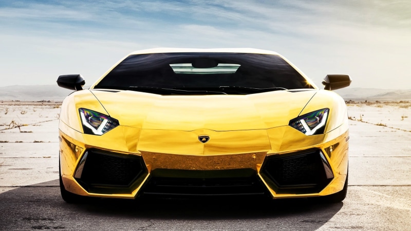 sky, transportation, sunlight, travel, yellow, Lamborghini, Super Car, taxi, motor vehicle, racecar, car, Lamborghini Aventador, land, mode of transportation