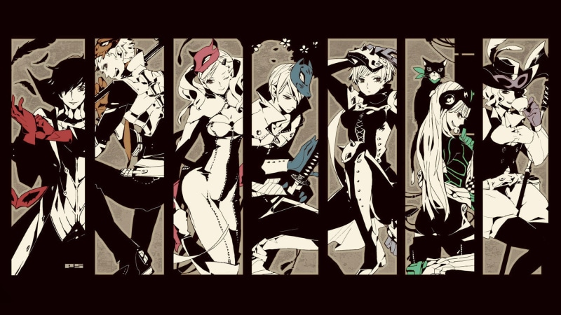 Ann Takamaki, 1080P, Video Game, Makoto Niijima, Persona 5, Futaba Sakura, Persona, Joker (Persona), Anime, Morgana (Persona), Haru Okumura, Yusuke Kitagawa