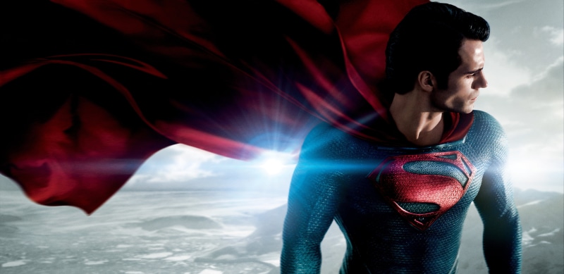 one Person, illuminated, red, Clark Kent, movies, 2013, city, hairstyle, man, film, patriotism, blue, sky, Man of Steel, outdoors, mid adult, superman