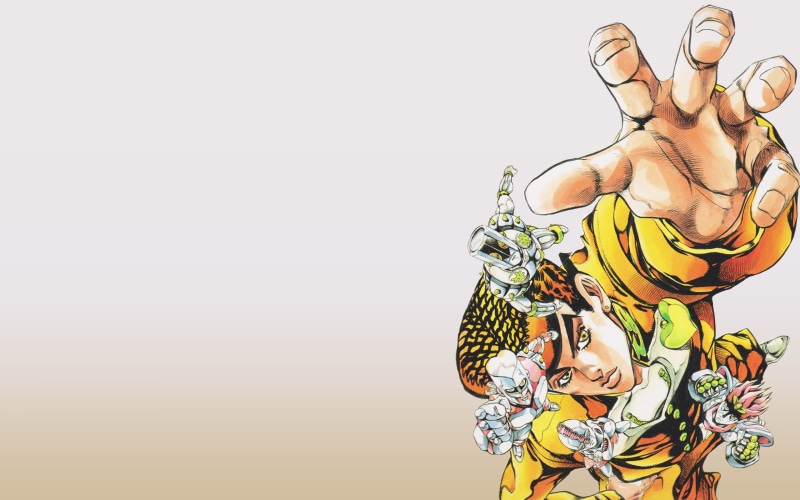anime, simple background, Steel Ball Run, manga, 2K, JoJos Bizarre Adventure