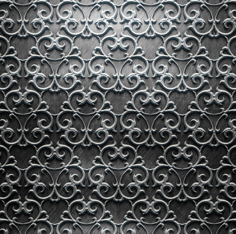 decoration, grey, arrangement, shape, safety, old, fence, illustration, boundary, silver, curve, textured, backgrounds, abundance, background, abstract