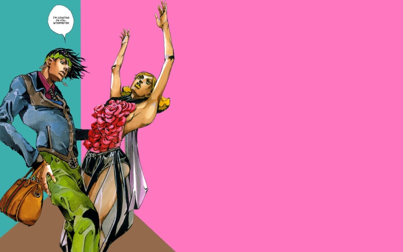 Yasuho Hirose, Hirohiko Araki, manga, Steel Ball Run, Josuke Higashikata, 2K, JoJos Bizarre Adventure, anime