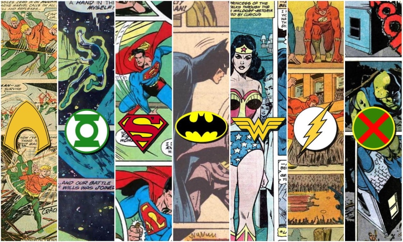Aquaman, Martian Manhunter, Batman, Comics, Green Lantern, DC Comics, 720P, Wonder Woman, Logo, Flash, Justice League