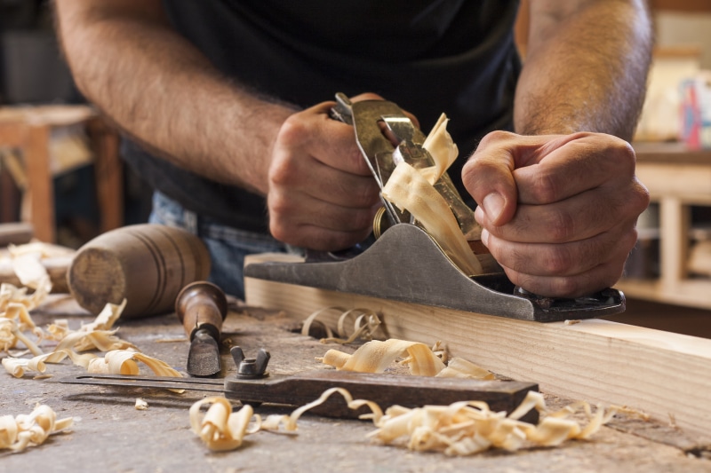 preparation, gray, men, human hand, 4K, craft, expertise, planer, working, human body part, hand, workbench, indoors, wood, chisel, skill, shavings, wood - material