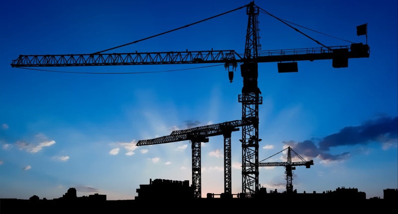 industrial equipment, blue, metal, built structure, building exterior, construction equipment, construction industry, outdoors, construction machinery