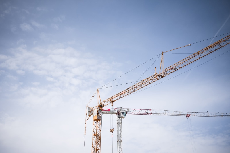 nature, technology, equipment, 4K, freight transportation, engineering, outdoors, concrete, metal, crane - Construction Machinery, construction Industry