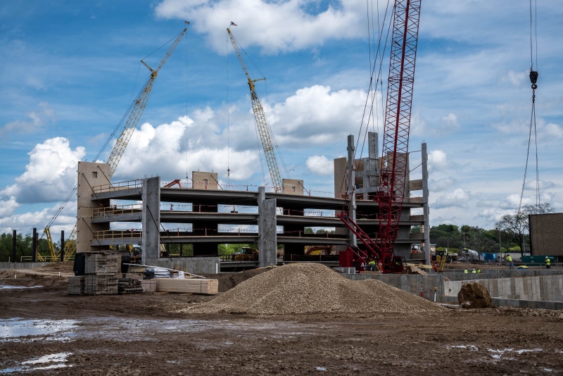 Building Construction, built Structure, industrial equipment, fuel and power generation, building, machinery, crane - Construction Machinery, stack, featured