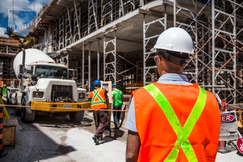helmet, working, concrete truck, teamwork, adult, scaffolding, construction workers, structure, site, industry, hard, construction, mature men, worker