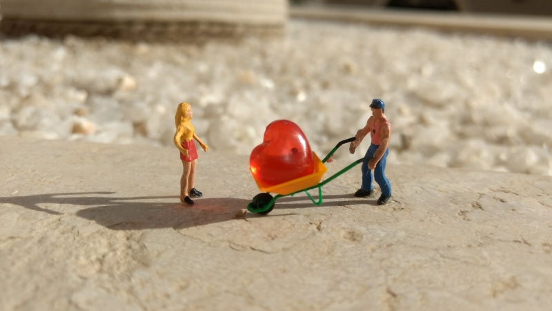 toys, togetherness, miniature figures, miniature figure, full length, childhood, shadow, 1 87, family, woman, toy, nature, red, outdoors, mothers day, man