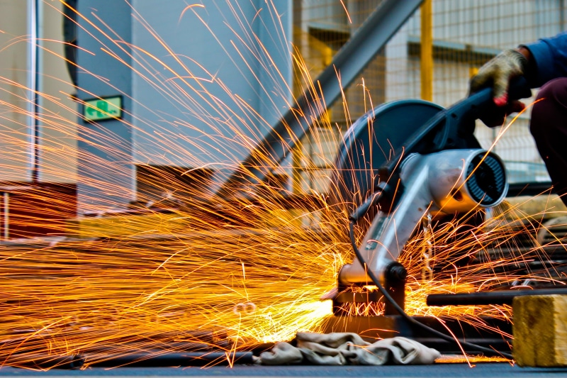 production, worker, equipment, saw, dig, person, time lapse, real people, cut, festival, work tool, torch, construction industry, flame, blurred motion