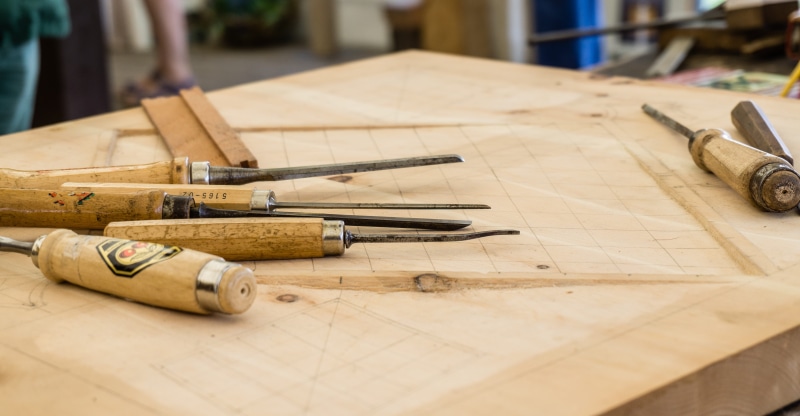 close-up, craftsperson, equipment, wood - Material, workshop, carpentry, tool, craft, knives, no people, art and craft, man made, carpenter, tape measure