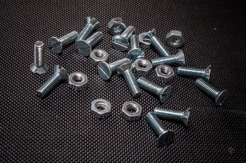 repairing, backgrounds, close-up, equipment, gray, knuts, mechanic, chrome, pattern, mother, indoors, 2K, high angle view, studio shot, no people, industry