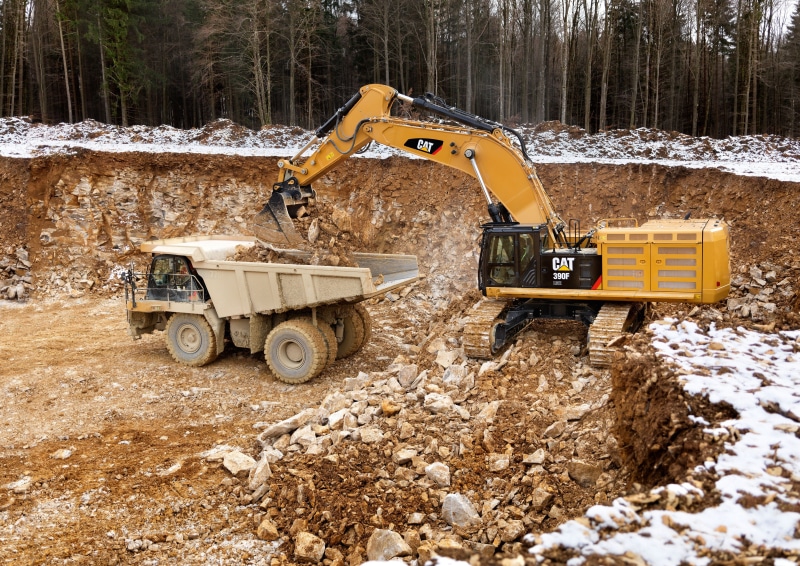 nature, work machine, excavators, earthmoving, cat, mud, earth, construction site, earth mover, day, digging, transportation, snow, industry, caterpillar