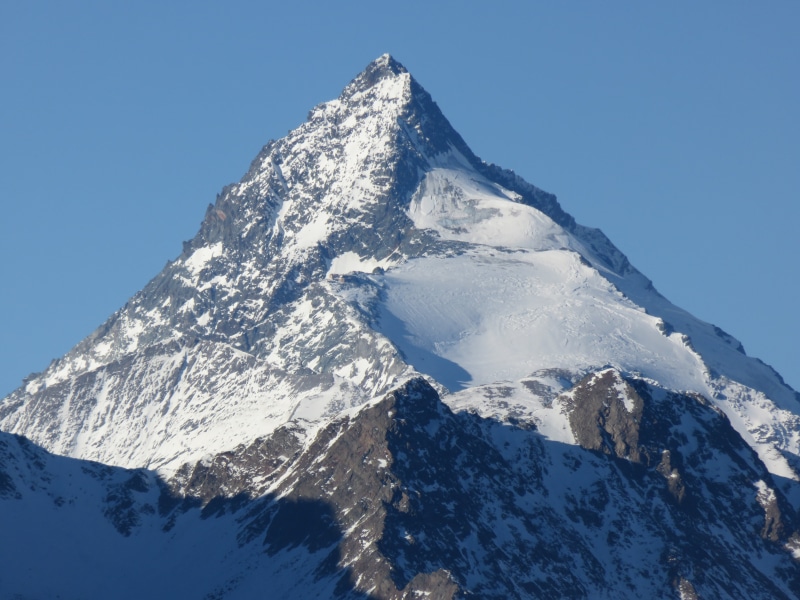 outdoors, mountain range, eagles rest, blue, nature, partly cloudy, sky, non-urban scene, snow, extreme weather, grossglockner, view, beauty in nature