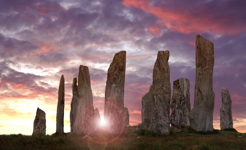 Europe, Ruins, beauty in nature, callanish stones, photography, landscape, dramatic sky, isle of lewis, scotland, 1080P, ancient, travel destinations