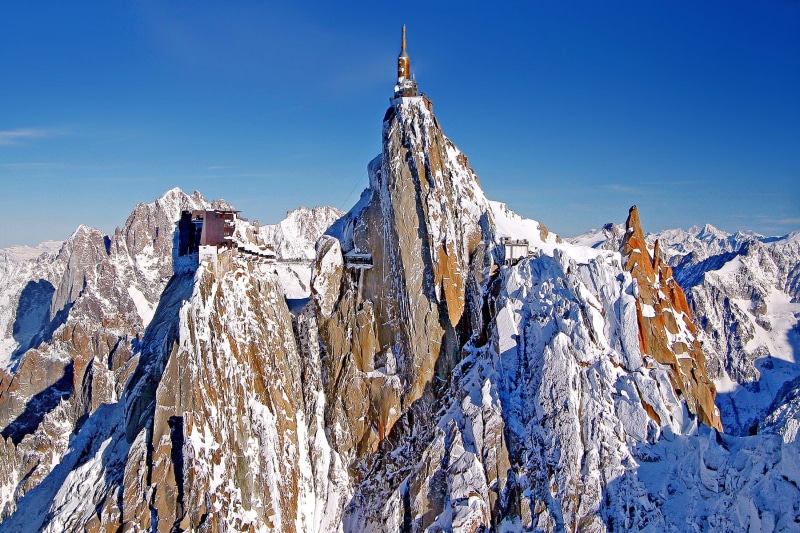 mountains, alps, outdoors, travel destinations, aerial view, chamonix, mountain, snow, snowcapped mountain, blue, snow mountains, aiguille du midi, environment