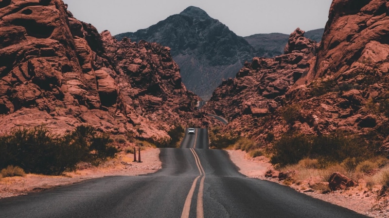 rock formation, badlands, symbol, rock, rainbow vista, mountain, solid, road marking, mountainous landforms, beauty in nature, road, wilderness, fire canyon