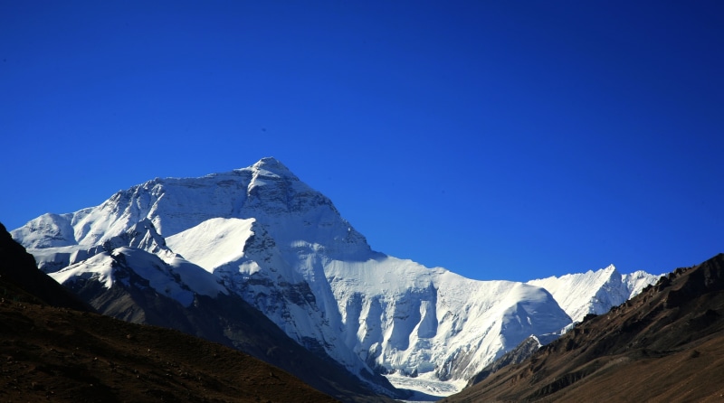 Himalayas, snow, landscape, environment, clear sky, mountains, nature, Tibet, scenics - nature, mountain peak, winter, beauty in nature, copy space, mountain range