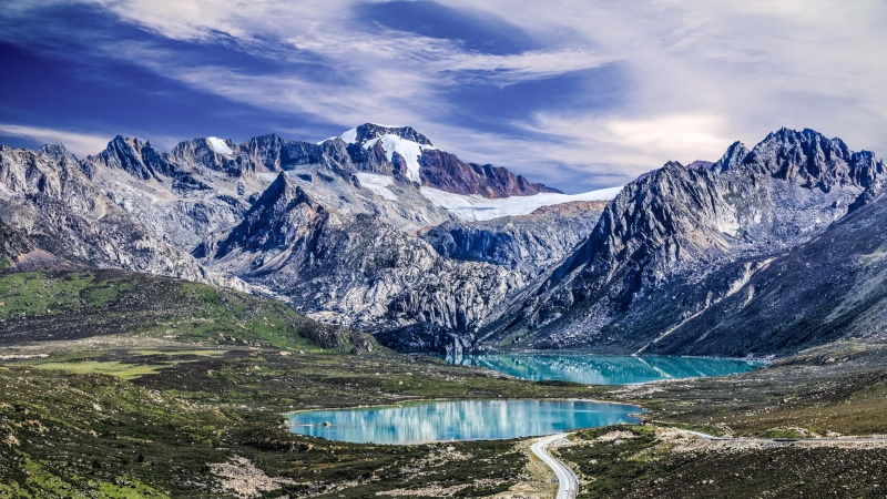 nature, beauty in nature, mountainous landforms, highland, landscape, winter, mountain peak, turquoise colored, fell, national park, water, tranquil scene