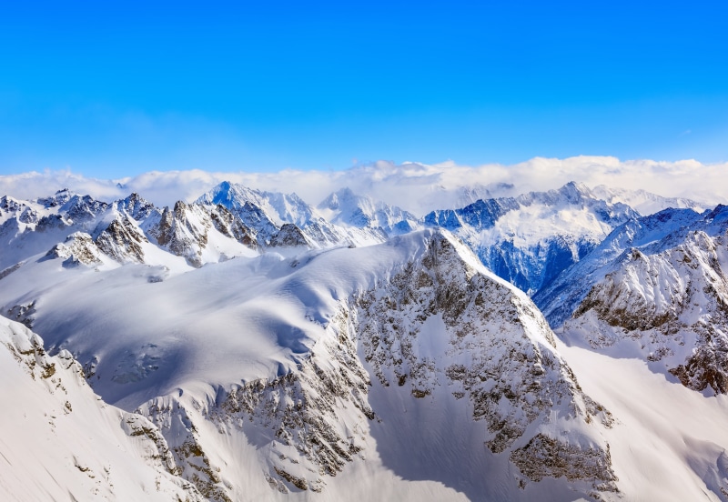 switzerland, wintertime, tranquility, glacier, environment, swiss, nature, peak, snow, sky, landscape, alps, titlis, summit, valley, travel destination