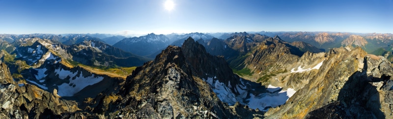 2K, environment, grass, tranquil scene, panoramas, mountain ridge, snow, mountains, panoramic, beauty in nature, mountain peak, travel destinations, land