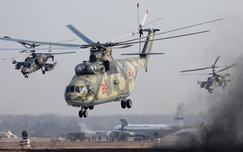 incidental people, airplane, army, vehicle, day, Kamov ka-52 " black shark", air force, rescue, aerospace industry, mid-air, military aircraft, transportation