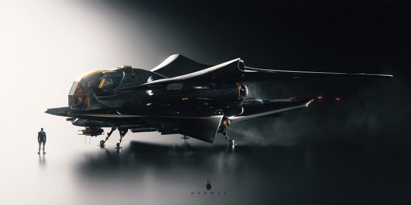 nature, military, air vehicle, aerospace industry, silhouette, reflection, transportation, black, armed forces, futuristic, vehicle, 1080P, on the move