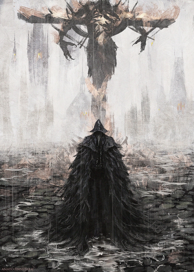 1080P, Bloodborne, fantasy art, video game art, artwork, Anato Finnstark