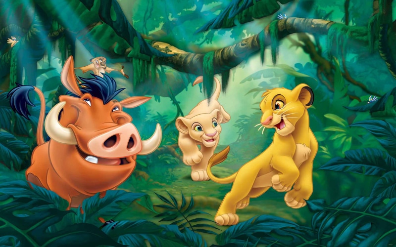photo, timon, nala, simba, lion, pumba, 2K, hd, cartoons, king, disney