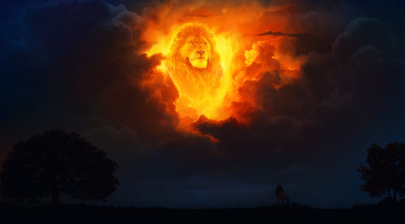 Simba, 4K, Cloud, The Lion King, Mufasa (The Lion King)
