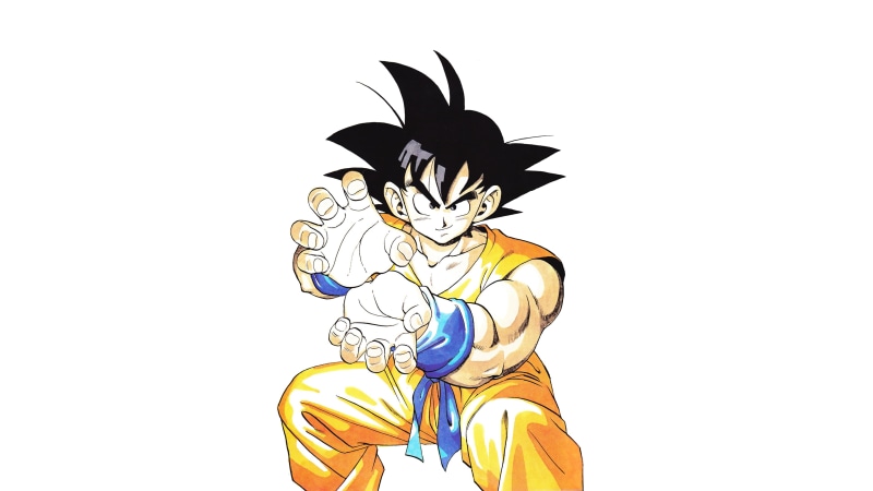 white background, one Person, dragon, multi colored, Son Goku, creativity, son, tattoo, animal, 4K, animal wildlife, mascot, representation, isolated