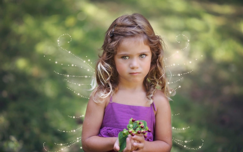 Little, 1080P, Wings, Girl, Cute, Angel
