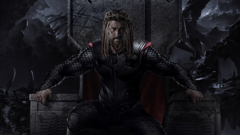 Marvel Comics, 4K, The Avengers, Thor, Avengers EndGame