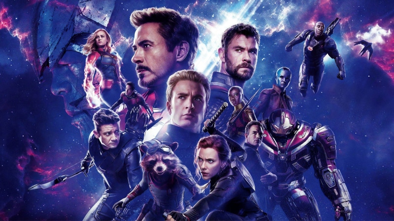 Captain Marvel, Nebula (Marvel Comics), Robert Downey Jr., Ant-Man, War Machine, Captain America, 4K, Guardians of the Galaxy, Thanos, Avengers, Thor