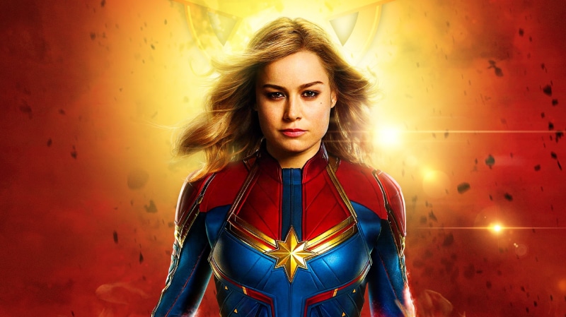 1080P, Movie, Brie Larson, Captain Marvel