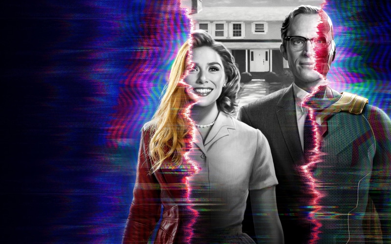 Marvel Cinematic Universe, TV Series, Paul Bettany, 2K, Wanda maximoff, Elizabeth Olsen, Vision