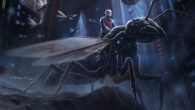 close-up, 1080P, animal wildlife, antman, Ant-Man, art and craft, occupation, day, sculpture, land vehicle, insect, people, real people, Marvel Cinematic Universe