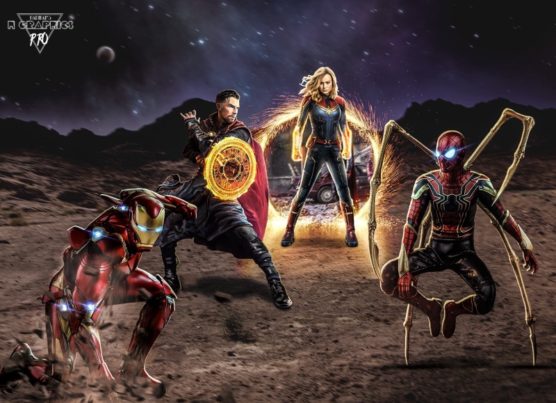 The Avengers, Iron Man, 1080P, Captain Marvel, Avengers Endgame, Doctor Strange, Spider-Man