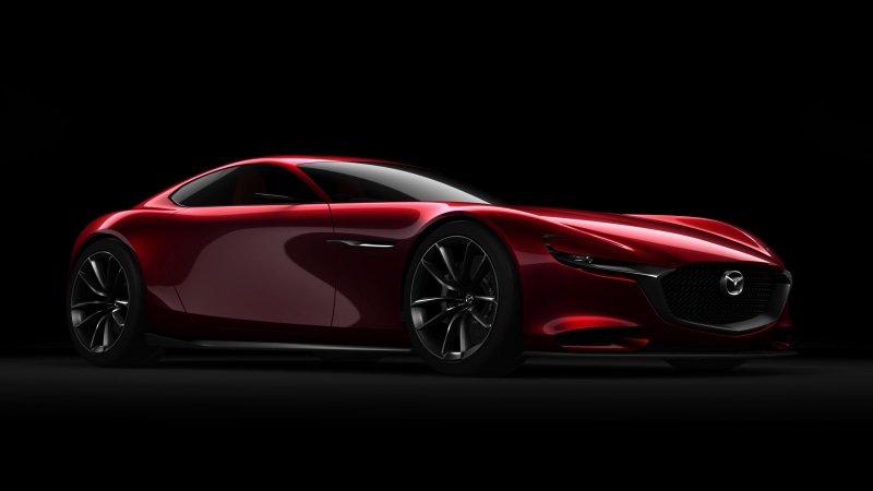 car, red cars, Mazda RX Vision Concept 2015, concept cars, Mazda RX-Vision, 5K, vehicle