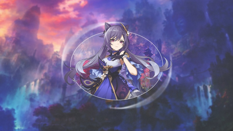 anime girls, 4K, Catears, keqing (genshin impact), genshin impact game, Genshin Impact