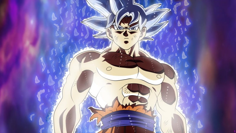 representation, celebration, Dragon Ball, human representation, goku, belief, Ultra-Instinct Goku, art and craft, 5K, illuminated, event, low angle view