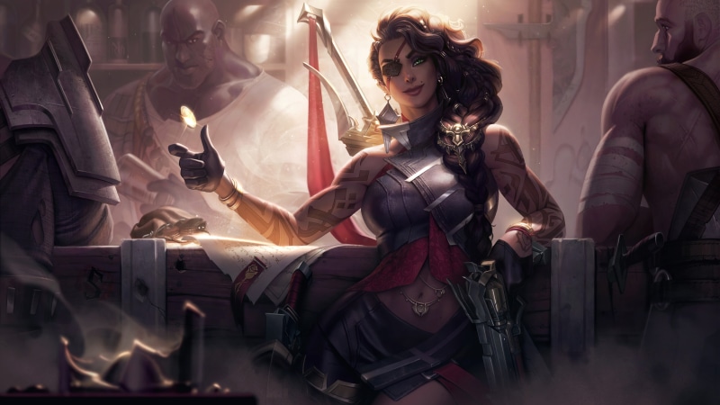 rose, desert, ADC, Samira (League of Legends), Riot Games, 4K, Adcarry, League of Legends