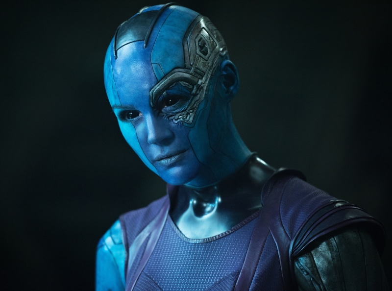 guardians of the galaxy, 2014, Film, headwear, Superhero, dark, front view, studio shot, galaxy, indoors, young adult, guardians, 4K, looking away, adult