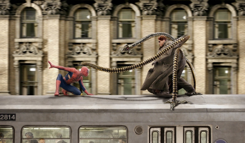 Doc Ock, Alfred Molina, scene, spider, movie, Spider-Man 2, 1080P, Dr. Otto Octavius, Peter Parker, Tobey Maguire, man